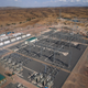 An aerial view of the power substation at the Lake Turkana Wind Power project (LTWP) in Loiyangalani district, Marsabit County